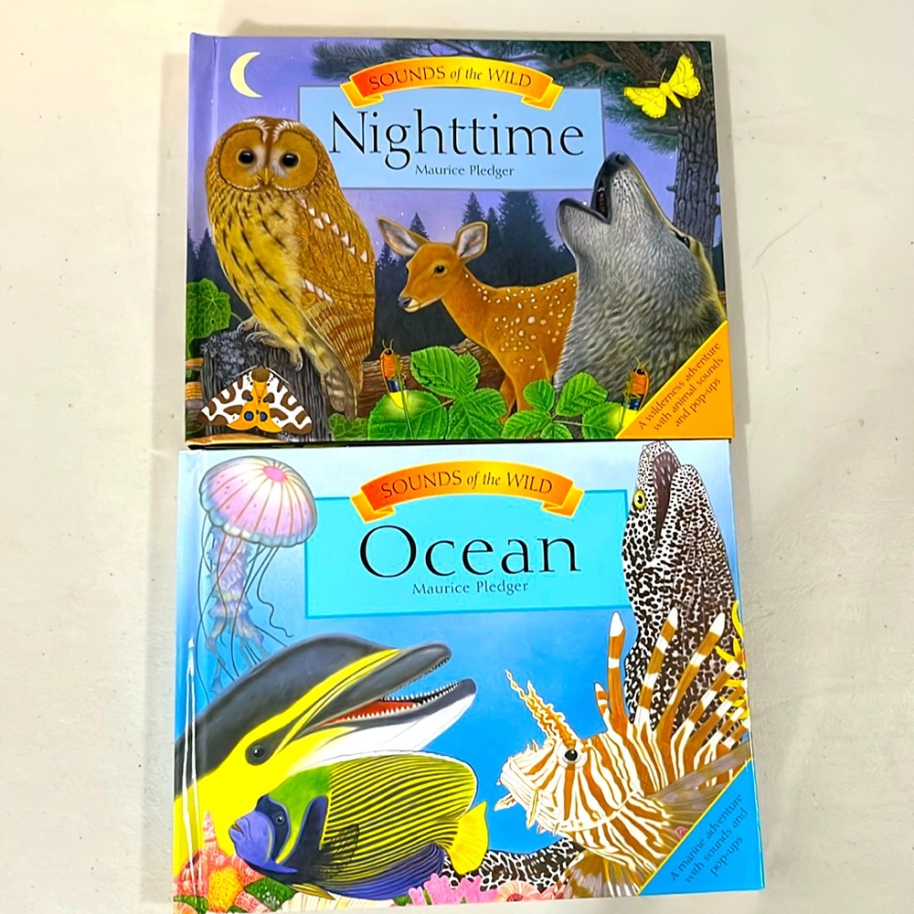 Sounds of the Wild by Maurice Pledge. Children’s pop-up books.